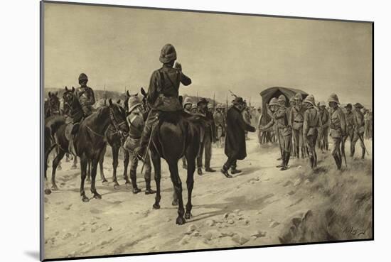 Surrender of Piet Cronje at Paardeberg, 1900-Henri-Louis Dupray-Mounted Giclee Print