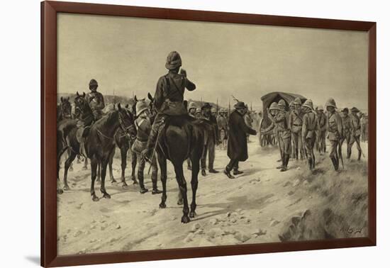 Surrender of Piet Cronje at Paardeberg, 1900-Henri-Louis Dupray-Framed Giclee Print