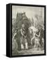 Surrender of Porus to the Emperor Alexander, 326 Bc-Alonzo Chappel-Framed Stretched Canvas