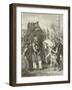 Surrender of Porus to the Emperor Alexander, 326 Bc-Alonzo Chappel-Framed Giclee Print