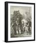 Surrender of Porus to the Emperor Alexander, 326 Bc-Alonzo Chappel-Framed Giclee Print