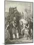 Surrender of Porus to the Emperor Alexander, 326 Bc-Alonzo Chappel-Mounted Giclee Print