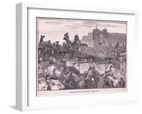 Surrender of the Boufflers Ad 1695-William Barnes Wollen-Framed Giclee Print