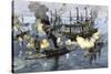 Surrender of the Confederate Ironclad, Tennessee, Battle of Mobile Bay, c.1864-null-Stretched Canvas