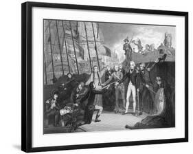 Surrender of the Spanish Ship 'San Josef' after the Battle of Cape St Vincent, 1797-Daniel Orme-Framed Giclee Print