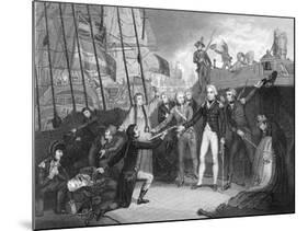 Surrender of the Spanish Ship 'San Josef' after the Battle of Cape St Vincent, 1797-Daniel Orme-Mounted Giclee Print