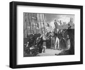 Surrender of the Spanish Ship 'San Josef' after the Battle of Cape St Vincent, 1797-Daniel Orme-Framed Giclee Print