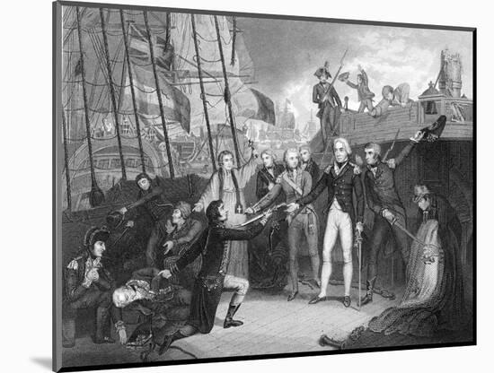 Surrender of the Spanish Ship 'San Josef' after the Battle of Cape St Vincent, 1797-Daniel Orme-Mounted Giclee Print