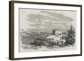 Surrender of the Tower of Prasto, Bomarsund-null-Framed Giclee Print