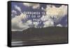 Surrender-Vintage Skies-Framed Stretched Canvas