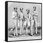 Surrey Cricketers, 1852-null-Framed Stretched Canvas