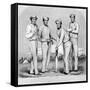 Surrey Cricketers, 1852-null-Framed Stretched Canvas