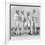 Surrey Cricketers, 1852-null-Framed Giclee Print