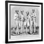 Surrey Cricketers, 1852-null-Framed Giclee Print