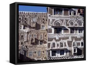 Surrounded by a Massive 20 to 30-Foot High Wall, Old Sana'A Is One of the World's Oldest Inhabited -Nigel Pavitt-Framed Stretched Canvas