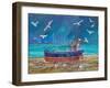 Surrounded by Gulls, 2017-Alex Williams-Framed Giclee Print