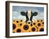 Surrounded by Sunflowers-Lowell Herrero-Framed Art Print