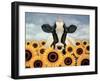 Surrounded by Sunflowers-Lowell Herrero-Framed Art Print