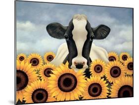 Surrounded by Sunflowers-Lowell Herrero-Mounted Art Print