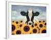 Surrounded by Sunflowers-Lowell Herrero-Framed Art Print