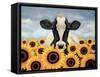 Surrounded by Sunflowers-Lowell Herrero-Framed Stretched Canvas