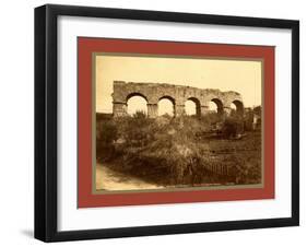 Surroundings Constantine, Ruins of a Roman Aqueduct, Algiers-Etienne & Louis Antonin Neurdein-Framed Giclee Print