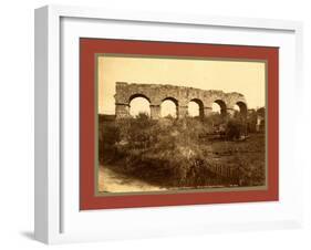 Surroundings Constantine, Ruins of a Roman Aqueduct, Algiers-Etienne & Louis Antonin Neurdein-Framed Giclee Print