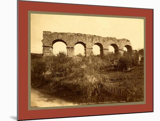 Surroundings Constantine, Ruins of a Roman Aqueduct, Algiers-Etienne & Louis Antonin Neurdein-Mounted Giclee Print