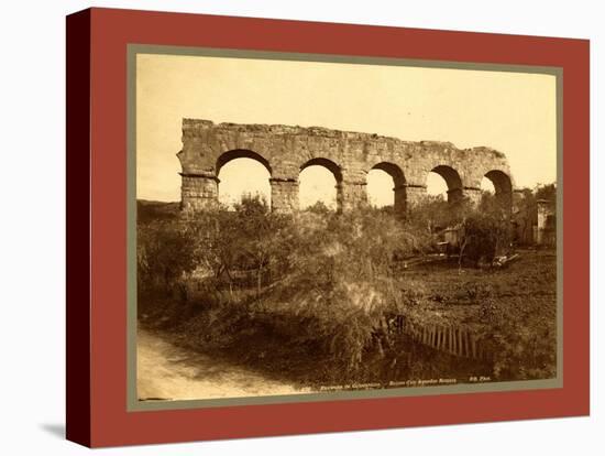 Surroundings Constantine, Ruins of a Roman Aqueduct, Algiers-Etienne & Louis Antonin Neurdein-Stretched Canvas