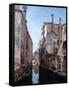 Surroundings of the Church San Sebastian, Venice, 1892-Emmanuel Lansyer-Framed Stretched Canvas