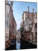 Surroundings of the Church San Sebastian, Venice, 1892-Emmanuel Lansyer-Mounted Giclee Print