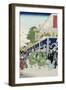 Suruga-ch? in the Eastern Capital from the Series 36 Views of Mount Fuji, c.1858-9-Ando or Utagawa Hiroshige-Framed Giclee Print