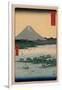 Suruga Miho No Matsubara-Utagawa Hiroshige-Framed Giclee Print