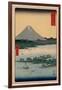 Suruga Miho No Matsubara-Utagawa Hiroshige-Framed Giclee Print