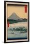 Suruga Miho No Matsubara-Utagawa Hiroshige-Framed Giclee Print