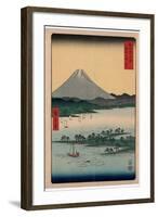 Suruga Miho No Matsubara-Utagawa Hiroshige-Framed Giclee Print