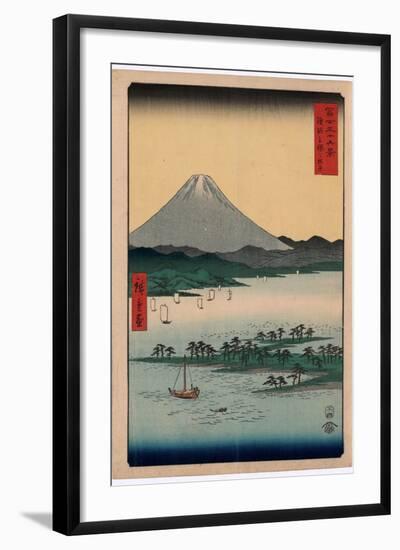 Suruga Miho No Matsubara-Utagawa Hiroshige-Framed Giclee Print