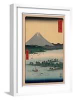 Suruga Miho No Matsubara-Utagawa Hiroshige-Framed Giclee Print
