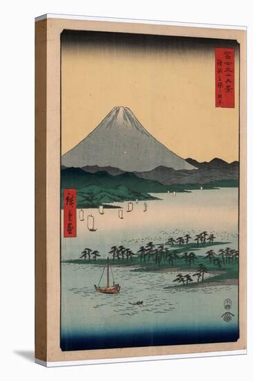 Suruga Miho No Matsubara-Utagawa Hiroshige-Stretched Canvas