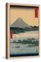 Suruga Miho No Matsubara-Utagawa Hiroshige-Stretched Canvas