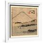 Suruga Miho No Ura-Utagawa Hiroshige-Framed Giclee Print