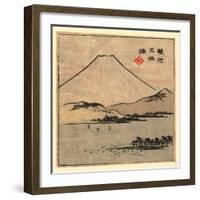 Suruga Miho No Ura-Utagawa Hiroshige-Framed Giclee Print