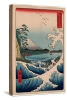 Suruga Satta No Kaijo-Utagawa Hiroshige-Stretched Canvas