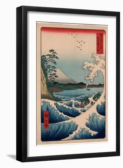 Suruga Satta No Kaijo-Utagawa Hiroshige-Framed Giclee Print