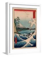 Suruga Satta No Kaijo-Utagawa Hiroshige-Framed Giclee Print