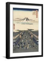 Surugach?-Ando Hiroshige-Framed Giclee Print