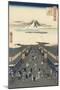 Surugach?-Ando Hiroshige-Mounted Giclee Print