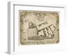 Survey and Ground Plot of the Royal Palace of Whitehall, 1680, with the Lodgings and Apartments…-null-Framed Giclee Print