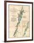 Survey of Lake Champlain, including Lake George, Crown Point and St. John, c.1776-Robert Sayer-Framed Art Print