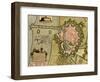 Survey of London, Westminster, and Southwark - 1700-Anna Beeck-Framed Art Print
